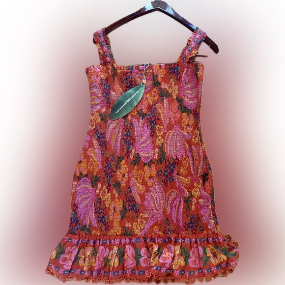 Farm Rio Red Spring Bananas Mini Dress Size XL NWT - Picture 5 of 5